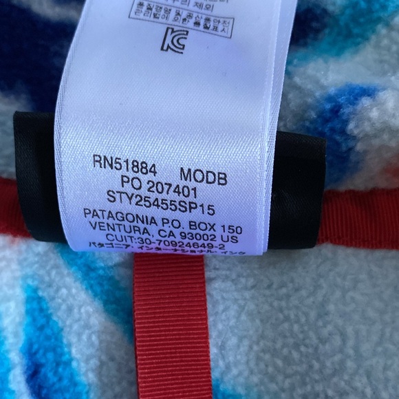 Patagonia Fleece Synchilla Manoa Hawaiian Snap Pullover Size XS - Picture 9 of 12